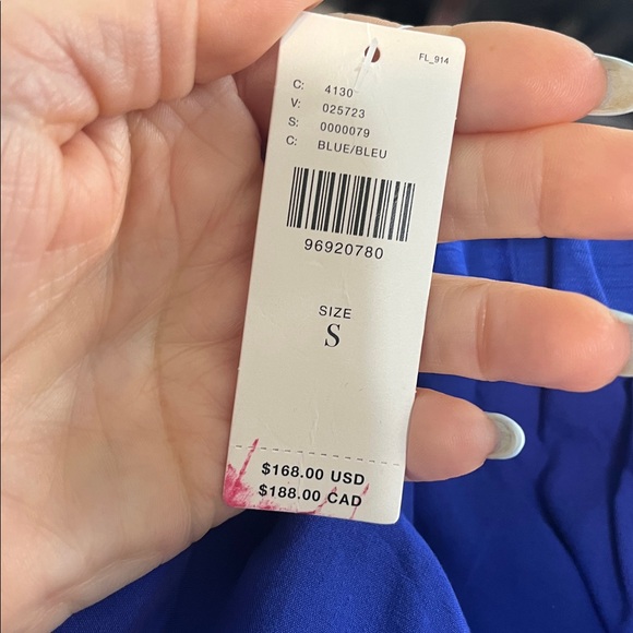 Anthro Sunday in Brooklyn Mini Dress One Shoulder Bubble Hem NWT Size Small - Picture 9 of 11